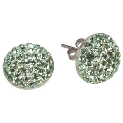 Impala Ohrstecker Halbkugel 12 mm chrysolite Impala Ohrstecker Halbkugel 12 mm chrysolite