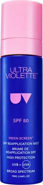 Ultra Violette Preen Screen SPF50+ Reapplication Mist 75 ml Ultra Violette Preen Screen SPF50+ Reapplication Mist 75 ml