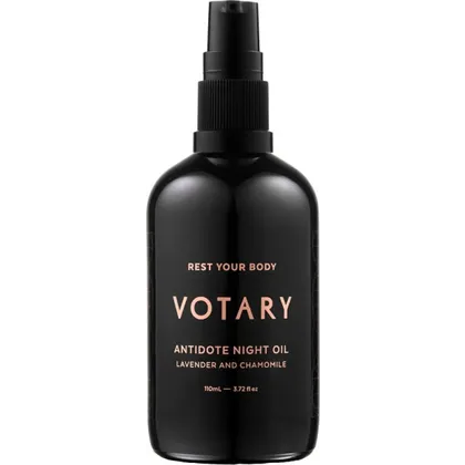 Votary Antidote Night Oil Lavender and Chamomile 110 ml Votary Antidote Night Oil Lavender and Chamomile 110 ml