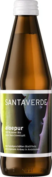 Santaverde Aloepur 100% Reiner Aloe Vera Saft 330 ml Santaverde Aloepur 100% Reiner Aloe Vera Saft 330 ml
