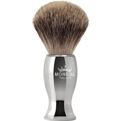 Mondial Exclusive Rasierpinsel Fine Badger Metal Mondial Exclusive Rasierpinsel Fine Badger Metal