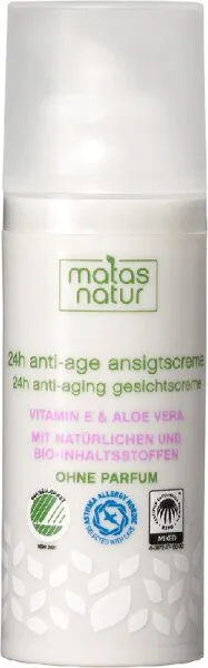 Matas Beauty Natur 24H Anti-Aging Gesichtscreme 50 ml Matas Beauty Natur 24H Anti-Aging Gesichtscreme 50 ml
