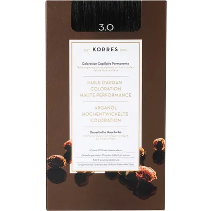 Korres Arganöl Hochentwickelte Coloration 3er Set 3.0 Dunkelbraun Korres Arganöl Hochentwickelte Coloration 3er Set 3.0 Dunkelbraun