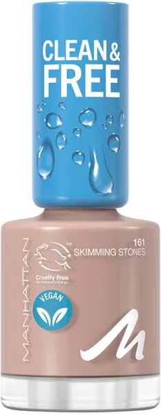Manhattan Clean&Free Nail Polish 161 SkimmiStones 8 ml Manhattan Clean&Free Nail Polish 161 SkimmiStones 8 ml