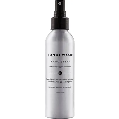 Bondi Wash Hand Spray Tasmanian Pepper & Lavender 150 ml Bondi Wash Hand Spray Tasmanian Pepper & Lavender 150 ml