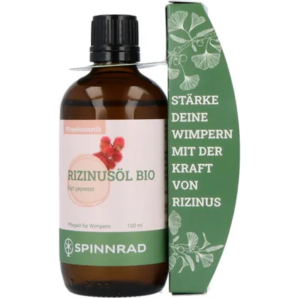 Spinnrad Rizinusöl Bio, mit Mascara 100 ml Spinnrad Rizinusöl Bio, mit Mascara 100 ml