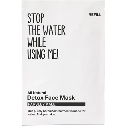 Stop The Water While Using Me! All Natural Parsley Kale Detox Face Mask Refill Sachet 50 ml Stop The Water While Using Me! All Natural Parsley Kale Detox Face Mask Refill Sachet 50 ml
