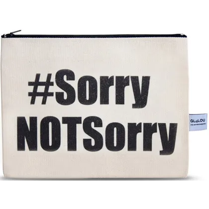 4LOU Vanity Bag Not Sorry – 100% Canvas Swarovski Applikationen 4LOU Vanity Bag Not Sorry – 100% Canvas Swarovski Applikationen