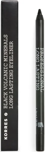 Korres Black Volcanic Minerals Long Lasting Eyeliner Black 1,2 ml Korres Black Volcanic Minerals Long Lasting Eyeliner Black 1,2 ml