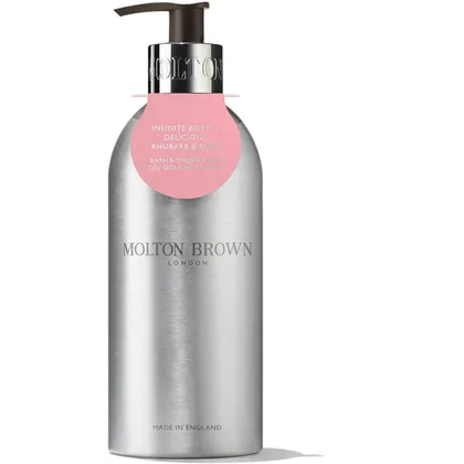 Molton Brown Infinite Bottle Delicious Rhubarb & Rose Bath & Shower Gel 400 ml Molton Brown Infinite Bottle Delicious Rhubarb & Rose Bath & Shower Gel 400 ml