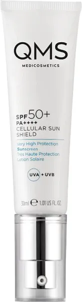 QMS Medicosmetics Cellular Sun Shield SPF50+PA++++ Very High Protection Sunscreen 30 ml QMS Medicosmetics Cellular Sun Shield SPF50+PA++++ Very High Protection Sunscreen 30 ml