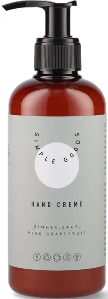 Simple Goods Hand Cream – Ginger, Sage, Pink Grapefruit 250 ml Simple Goods Hand Cream – Ginger, Sage, Pink Grapefruit 250 ml