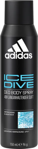 Adidas Ice Dive Deodorant Spray for Men 150 ml Adidas Ice Dive Deodorant Spray for Men 150 ml