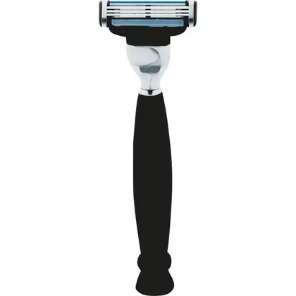 Erbe Shaving Shop Rasierer schwarz matt, Gillette Mach 3 Erbe Shaving Shop Rasierer schwarz matt, Gillette Mach 3