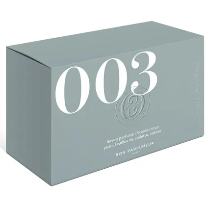 BON PARFUMEUR Solid Soap 003 Yuzu, Violet Leaves, Vetiver, Seife 200 g BON PARFUMEUR Solid Soap 003 Yuzu, Violet Leaves, Vetiver, Seife 200 g