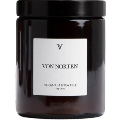 Von Norten Geranium & Tea Tree Candle 180 ml Von Norten Geranium & Tea Tree Candle 180 ml