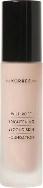 Korres Wild Rose Brightening Second Skin Foundation 30 ml WRF1 Korres Wild Rose Brightening Second Skin Foundation 30 ml WRF1