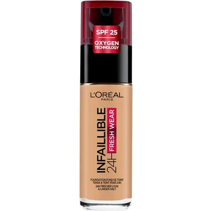 L’Oréal Paris Infaillible 32H Fresh Wear Make-up 250 Radiant Sun Foundation (flüssig) 30ml L’Oréal Paris Infaillible 32H Fresh Wear Make-up 250 Radiant Sun Foundation (flüssig) 30ml