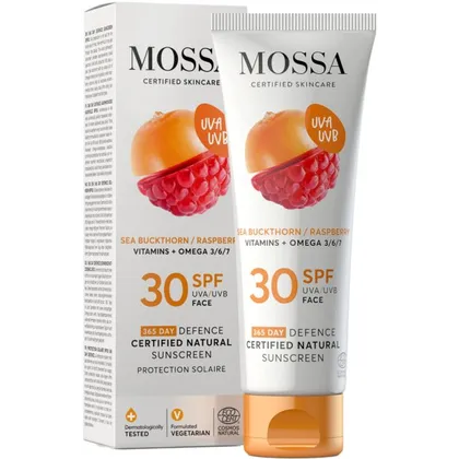 MOSSA 365 DAYS DEFENCE Certified Natural Sunscreen LSF 30 50ml MOSSA 365 DAYS DEFENCE Certified Natural Sunscreen LSF 30 50ml