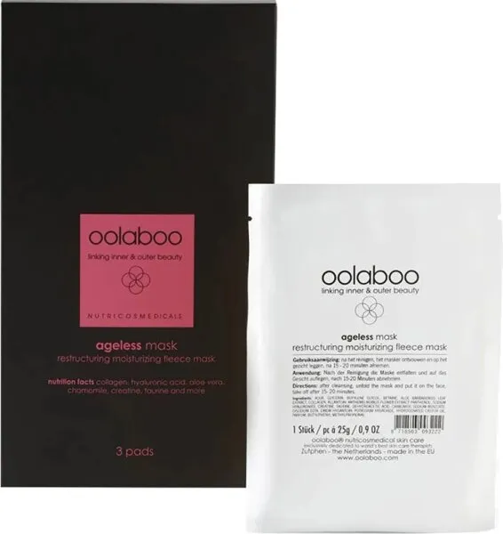Oolaboo Enwrap Face Hydrating Fleece Mask 3 Stk. Oolaboo Enwrap Face Hydrating Fleece Mask 3 Stk.