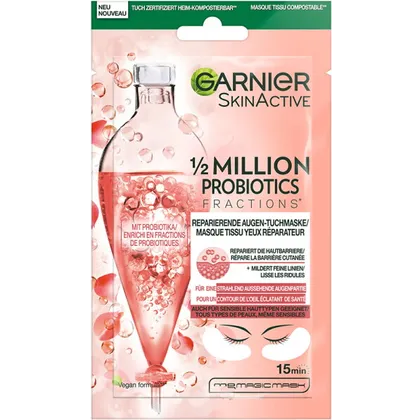 Garnier SkinActive 1/2 Million Probiotics Reparierende Augen-Tuchmaske Augenpads 6g Garnier SkinActive 1/2 Million Probiotics Reparierende Augen-Tuchmaske Augenpads 6g