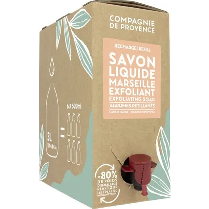 La Compagnie de Provence Liquid Exfoliating Soap Refill 3 Liter La Compagnie de Provence Liquid Exfoliating Soap Refill 3 Liter