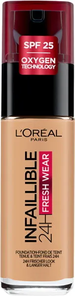 L’Oréal Paris Infaillible 32H Fresh Wear Make-up 250 Radiant Sun Foundation (flüssig) 30ml L’Oréal Paris Infaillible 32H Fresh Wear Make-up 250 Radiant Sun Foundation (flüssig) 30ml