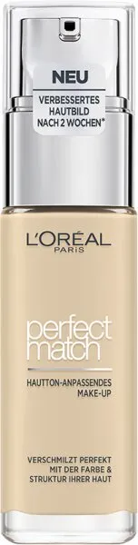L’Oréal Paris Perfect Match Make-Up 1.D/1.W Golden Ivory Foundation 30ml L’Oréal Paris Perfect Match Make-Up 1.D/1.W Golden Ivory Foundation 30ml