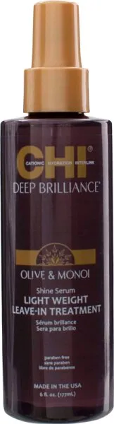 CHI Deep Brilliance Shine Serum Light 177 ml CHI Deep Brilliance Shine Serum Light 177 ml