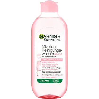 Garnier SkinActive Mizellen Reinigungswasser All-in-1 Rosenwasser Reinigungsfluid 400ml Garnier SkinActive Mizellen Reinigungswasser All-in-1 Rosenwasser Reinigungsfluid 400ml