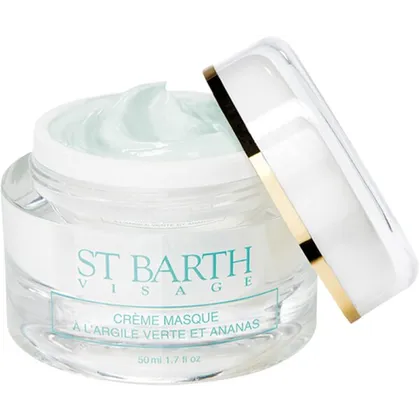 Ligne St Barth Visage Crème Maske Grüne Tonerde und Ananas 50 ml Ligne St Barth Visage Crème Maske Grüne Tonerde und Ananas 50 ml