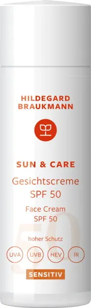 Hildegard Braukmann Sun & Care SENSITIV Gesichtscreme SPF 50 50 ml Hildegard Braukmann Sun & Care SENSITIV Gesichtscreme SPF 50 50 ml