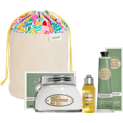 L’Occitane Mandel Geschenkset Zarte Routine = Duschöl 75 ml + Handcreme zum Verlieben 75 ml + Körpercreme 200 ml 3 Artikel im Set L’Occitane Mandel Geschenkset Zarte Routine = Duschöl 75 ml + Handcreme zum Verlieben 75 ml + Körpercreme 200 ml 3 Artikel im Set