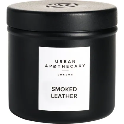 Urban Apothecary Luxury Iron Travel Candle – Smoked Leather 175 g Urban Apothecary Luxury Iron Travel Candle – Smoked Leather 175 g