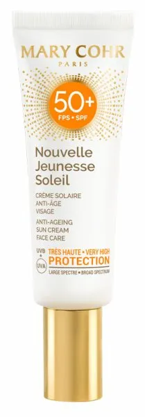 Mary Cohr Nouvelle Jeunesse Soleil Visage LSF 50+ 50 ml Mary Cohr Nouvelle Jeunesse Soleil Visage LSF 50+ 50 ml