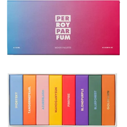 Perroy Parfum Mood Palette Sample 8 x 2,5ml Perroy Parfum Mood Palette Sample 8 x 2,5ml