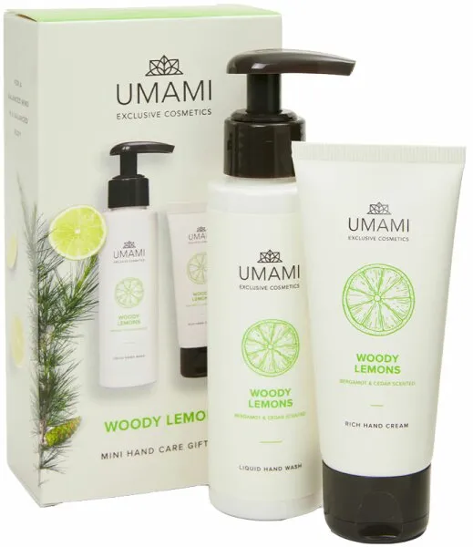Umami Woody Lemons Mini Hand Care Gift-Set Umami Woody Lemons Mini Hand Care Gift-Set