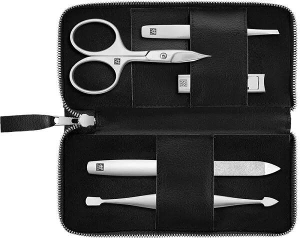ZWILLING Maniküre Pediküre Set 5tlg. mit Kombi-Nagelschere schwarz 1 Stk. ZWILLING Maniküre Pediküre Set 5tlg. mit Kombi-Nagelschere schwarz 1 Stk.