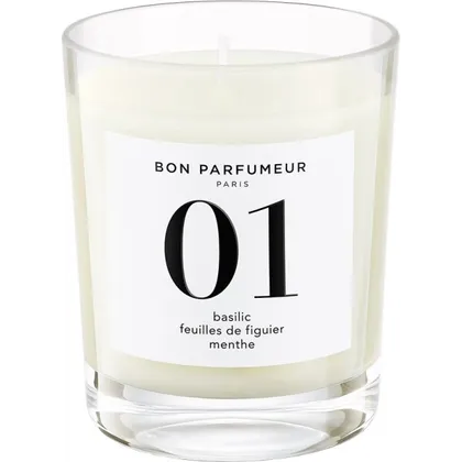 BON PARFUMEUR Candle 01 Basil, Fig, Leaf Mint Duftkerze 180 g BON PARFUMEUR Candle 01 Basil, Fig, Leaf Mint Duftkerze 180 g