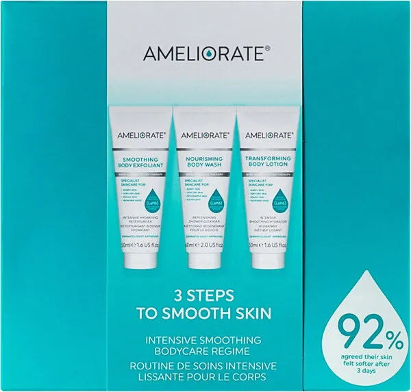 Ameliorate 3 Steps To Smooth Skin Ameliorate 3 Steps To Smooth Skin
