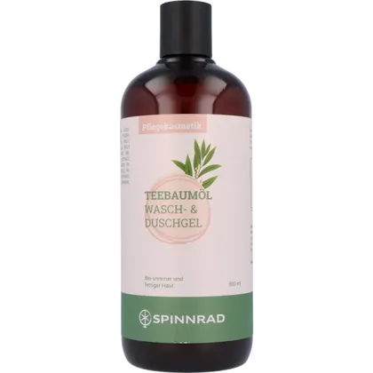 Spinnrad Teebaumöl Wasch- und Duschgel 500 ml Spinnrad Teebaumöl Wasch- und Duschgel 500 ml