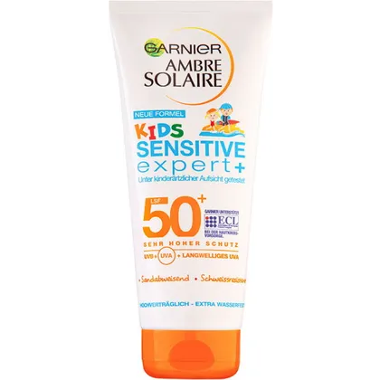 Garnier Ambre Solaire Kids Sensitive expert+ Milch LSF 50+ 200 ml Garnier Ambre Solaire Kids Sensitive expert+ Milch LSF 50+ 200 ml