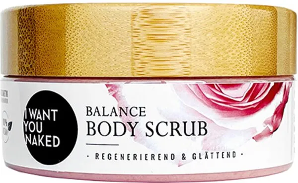 I Want You Naked Balance Scrub Körperpeeling Rose & Johanniskraut-Öl 200 ml I Want You Naked Balance Scrub Körperpeeling Rose & Johanniskraut-Öl 200 ml