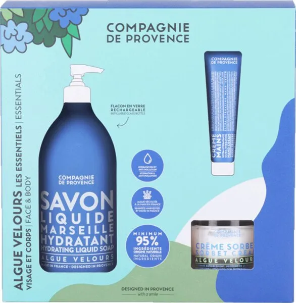 Aktion – La Compagnie de Provence Algue Velours Ultra-Hydrating Essentials Set Aktion – La Compagnie de Provence Algue Velours Ultra-Hydrating Essentials Set