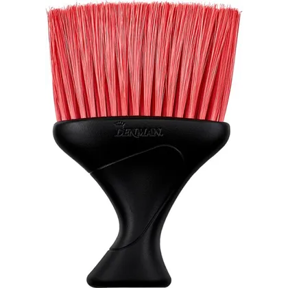 Denman Nackenwedel schwarz mit roten Borsten Denman Nackenwedel schwarz mit roten Borsten