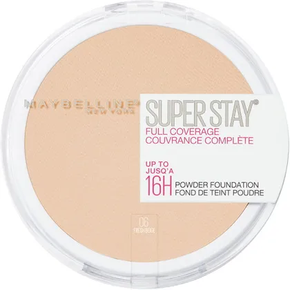 Maybelline Super Stay Full Coverage 16H Powder Foundation Nr. 24 Fair Nude Puder 9g Maybelline Super Stay Full Coverage 16H Powder Foundation Nr. 24 Fair Nude Puder 9g