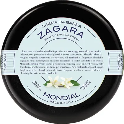 Mondial Luxury Shaving Cream Plexi Bowl 150 ml Zagara Mondial Luxury Shaving Cream Plexi Bowl 150 ml Zagara