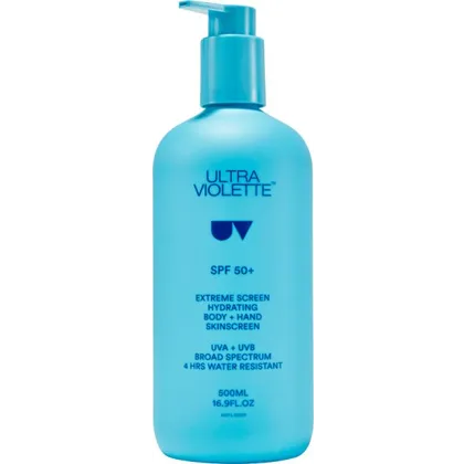 Ultra Violette Extreme Screen Hydrating Body & Hand SPF50+ 500 ml Ultra Violette Extreme Screen Hydrating Body & Hand SPF50+ 500 ml