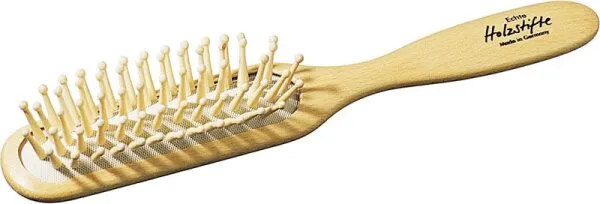 Keller Kopfmassagebürste schmal echte Holzstifte mit Noppen Keller Kopfmassagebürste schmal echte Holzstifte mit Noppen