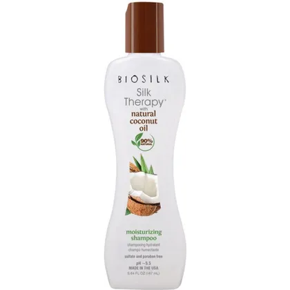 BioSilk Silk Therapy Coconut Oil Moisturizing Shampoo, 355ml BioSilk Silk Therapy Coconut Oil Moisturizing Shampoo, 355ml